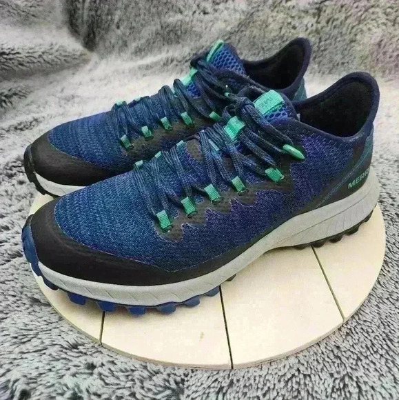 Merrell Women's Bravada Blue Cobalt Low Hiking Shoes Hikers Size 7 - Picture 3 of 8